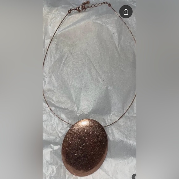 Jewelry - Cooper inspired disc necklace